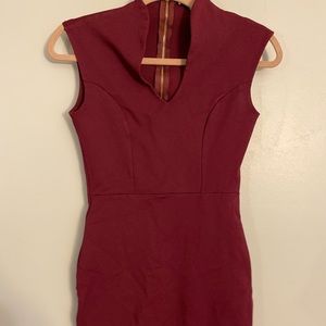 SOLD Medium Burgundy Cocktail Dress